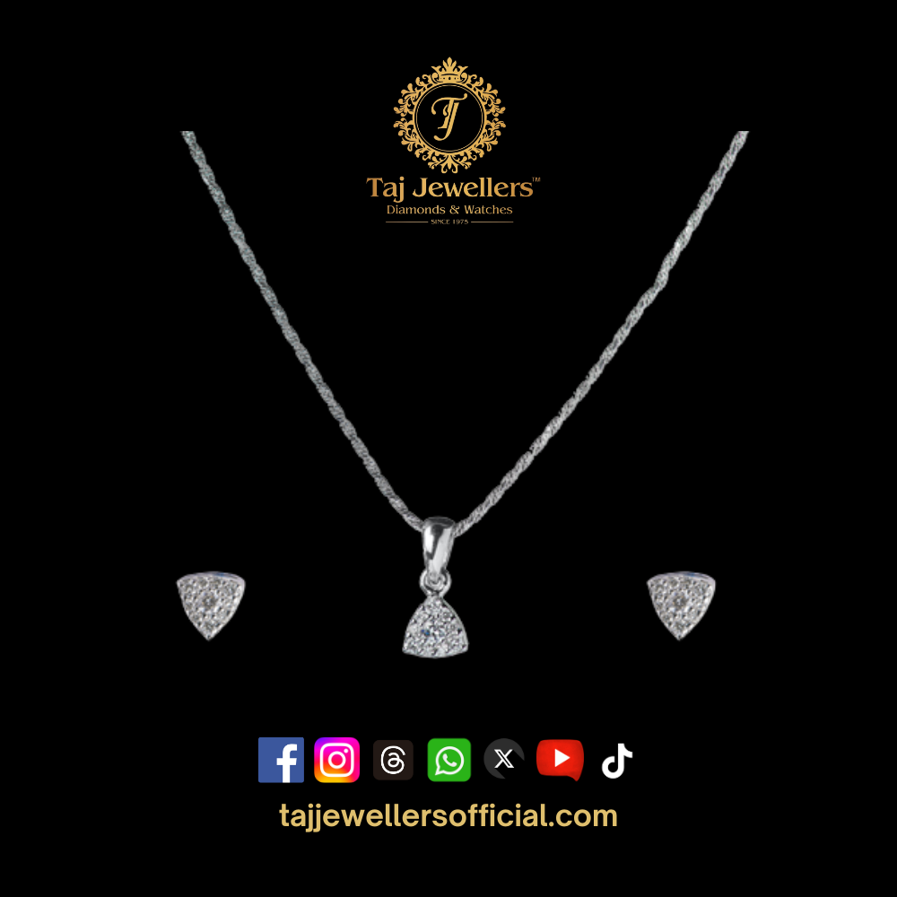 Diamond Pendant Set