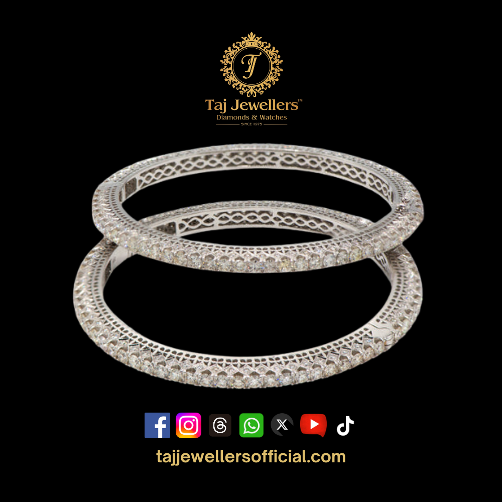 Diamond Bangles Set