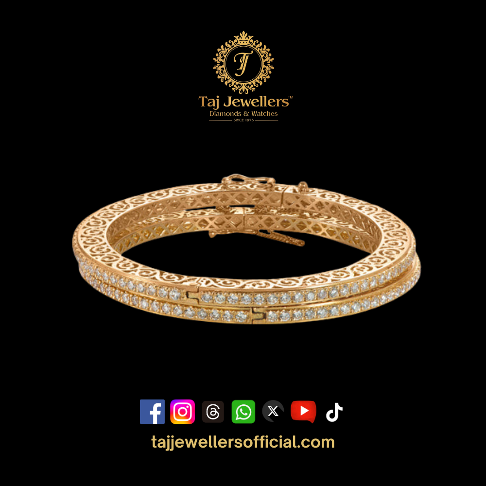 Diamond Bangles Set